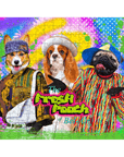 'The Fresh Pooch' Personalized 3 Pet Puzzle