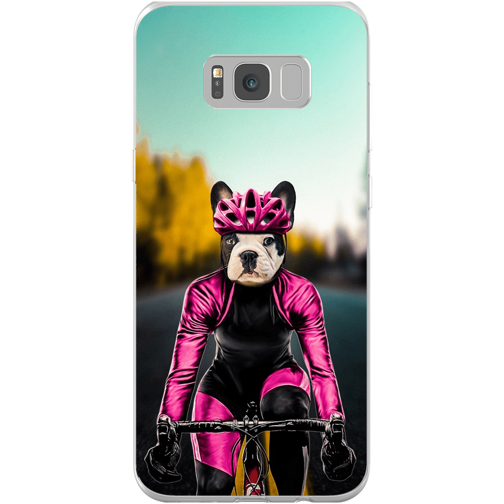 &#39;The Female Cyclist&#39; Personalized Phone Case