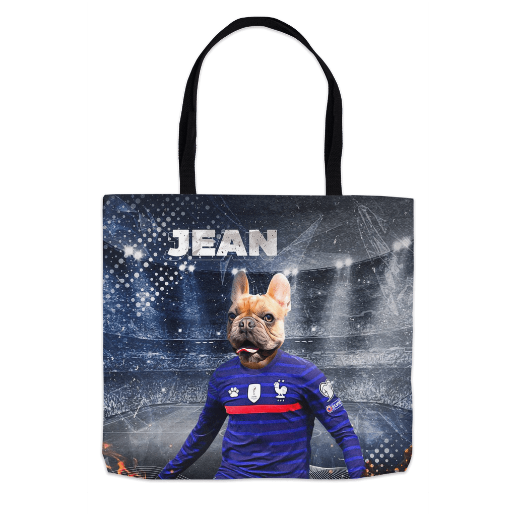 &#39;France Doggos Soccerl&#39; Personalized Tote Bag