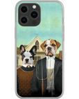 'American Pawthic' Personalized 2 Pet Phone Case