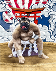 'The Sumo Wrestler' Personalized Pet Puzzle