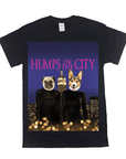 Camiseta personalizada para 2 mascotas 'Humps in the City'