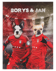 'Poland Doggos' Personalized 2 Pet Blanket