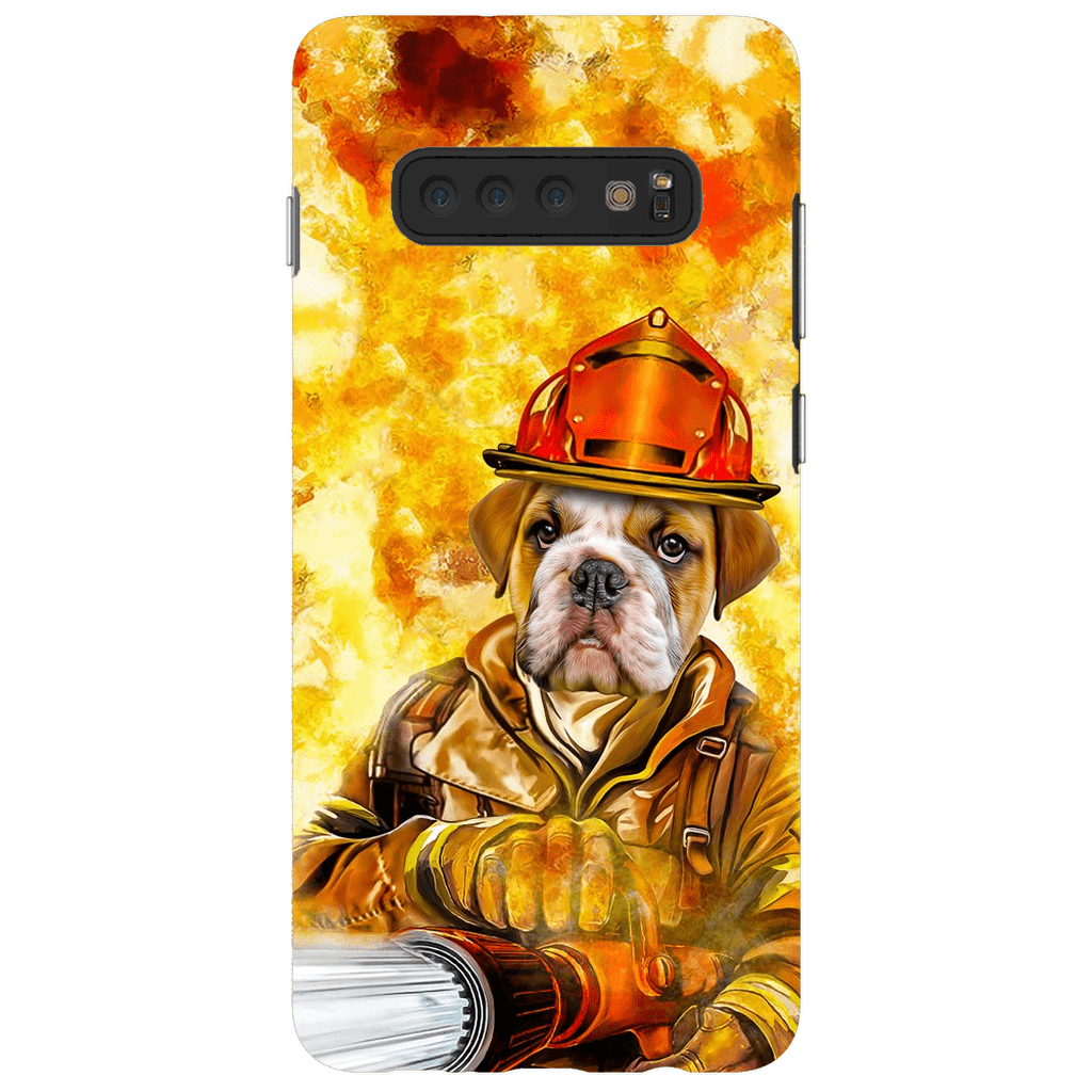 &#39;The Firefighter&#39; Personalized Phone Case