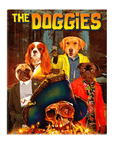 'The Doggies' Personalized 4 Pet Standing Canvas
