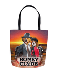 'Boney and Clyde' Personalized 2 Pet Tote Bag