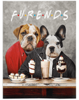 'Furends' Personalized 2 Pet Blanket