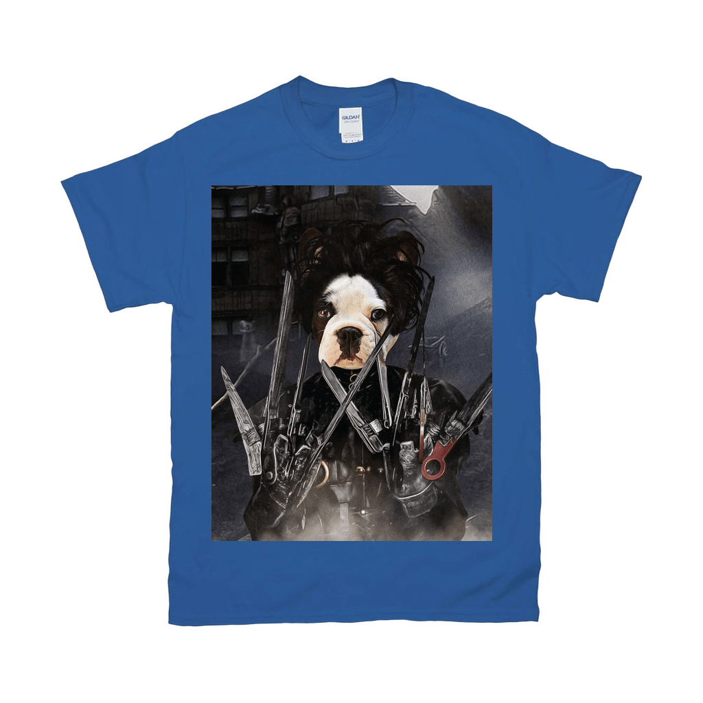 Camiseta personalizada para mascotas &#39;Edward Scissorpaws&#39; 