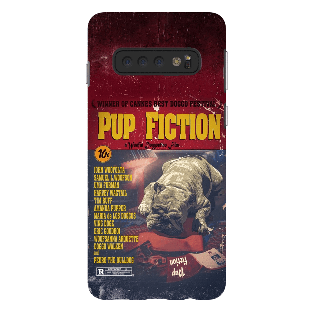 &#39;Pup Fiction&#39; Personalized Phone Case