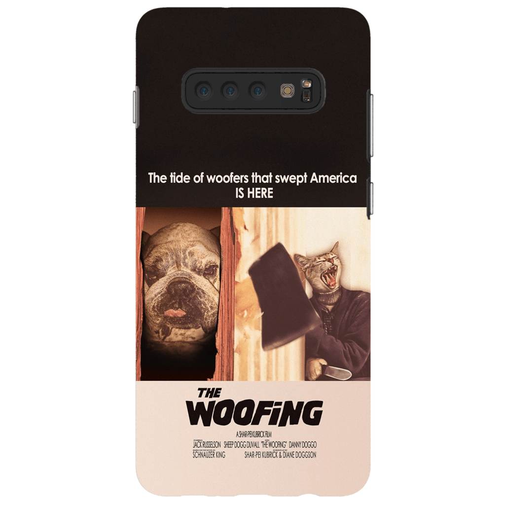 Funda personalizada para teléfono con 2 mascotas &#39;The Woofing&#39;