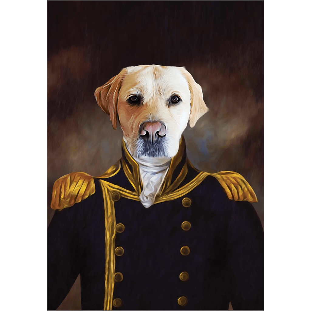 El Capitán: Póster de perro personalizado