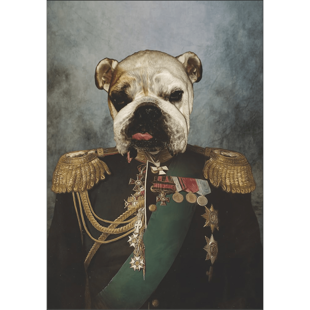The General: Personalized Pet Poster