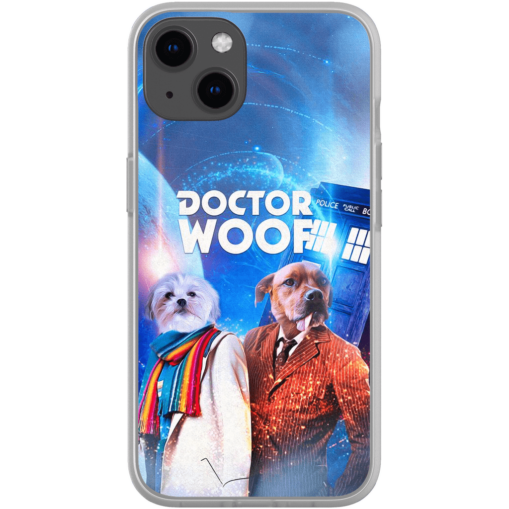 &#39;Dr. Woof&#39; Personalized 2 Pet Phone Case