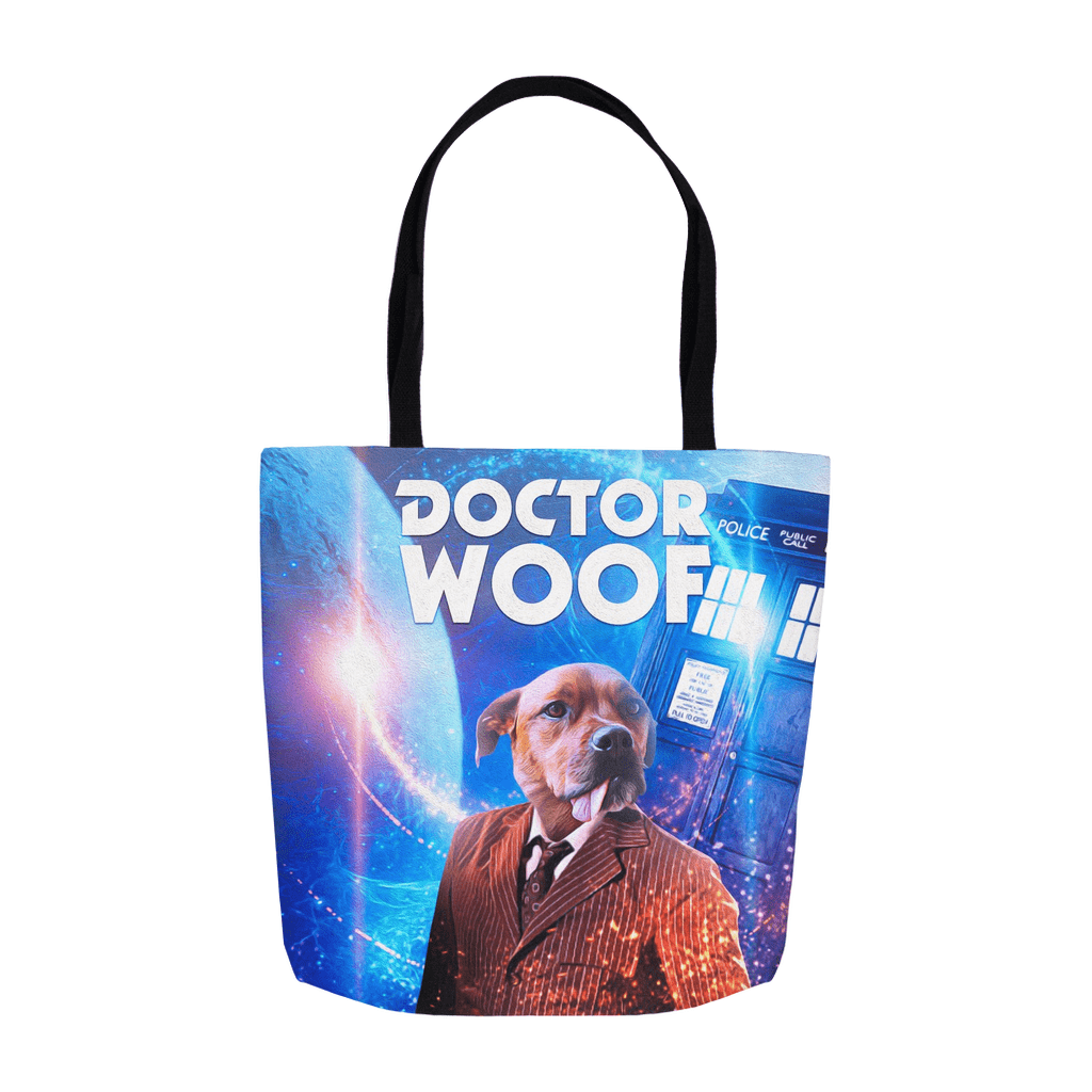 &#39;Dr. Woof (Male)&#39; Personalized Tote Bag