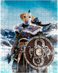 'The Viking Warrior' Personalized Pet Puzzle