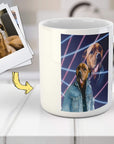 '1980s Lazer Portrait' Personalized Pet Mug