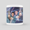 Load image into Gallery viewer, &#39;1980s Lazer Portrait 2 Pet &amp; Humans(Males)&#39; Personalized Mug