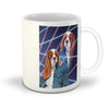 Load image into Gallery viewer, &#39;1980s Lazer Portrait (Female)&#39; Personalized Pet Mug