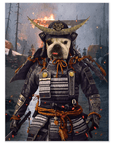'The Samurai' Personalized Pet Poster
