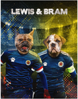 Puzzle personalizado de 2 mascotas 'Scotland Doggos'