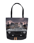 'The Classic Pawmaro' Personalized 2 Pet Tote Bag