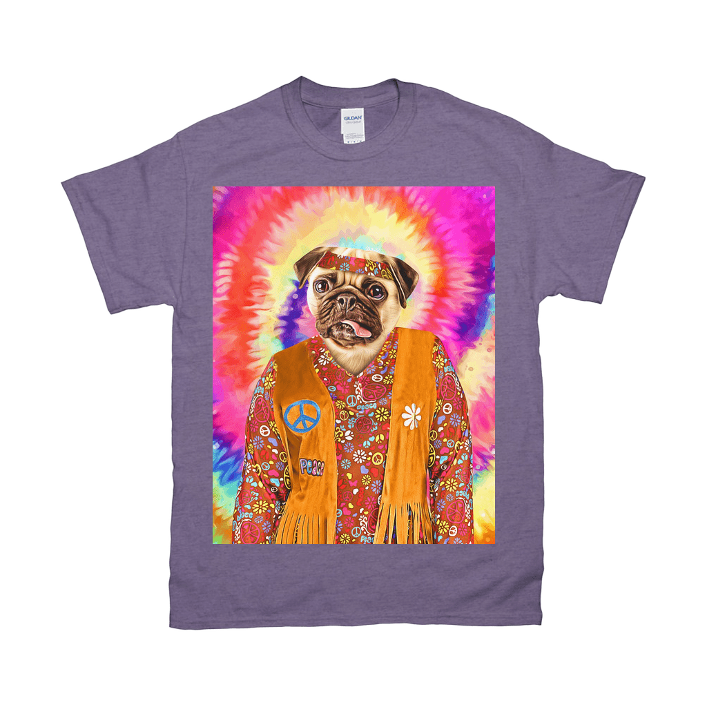 &#39;The Hippie (Female)&#39; Personalized Pet T-Shirt