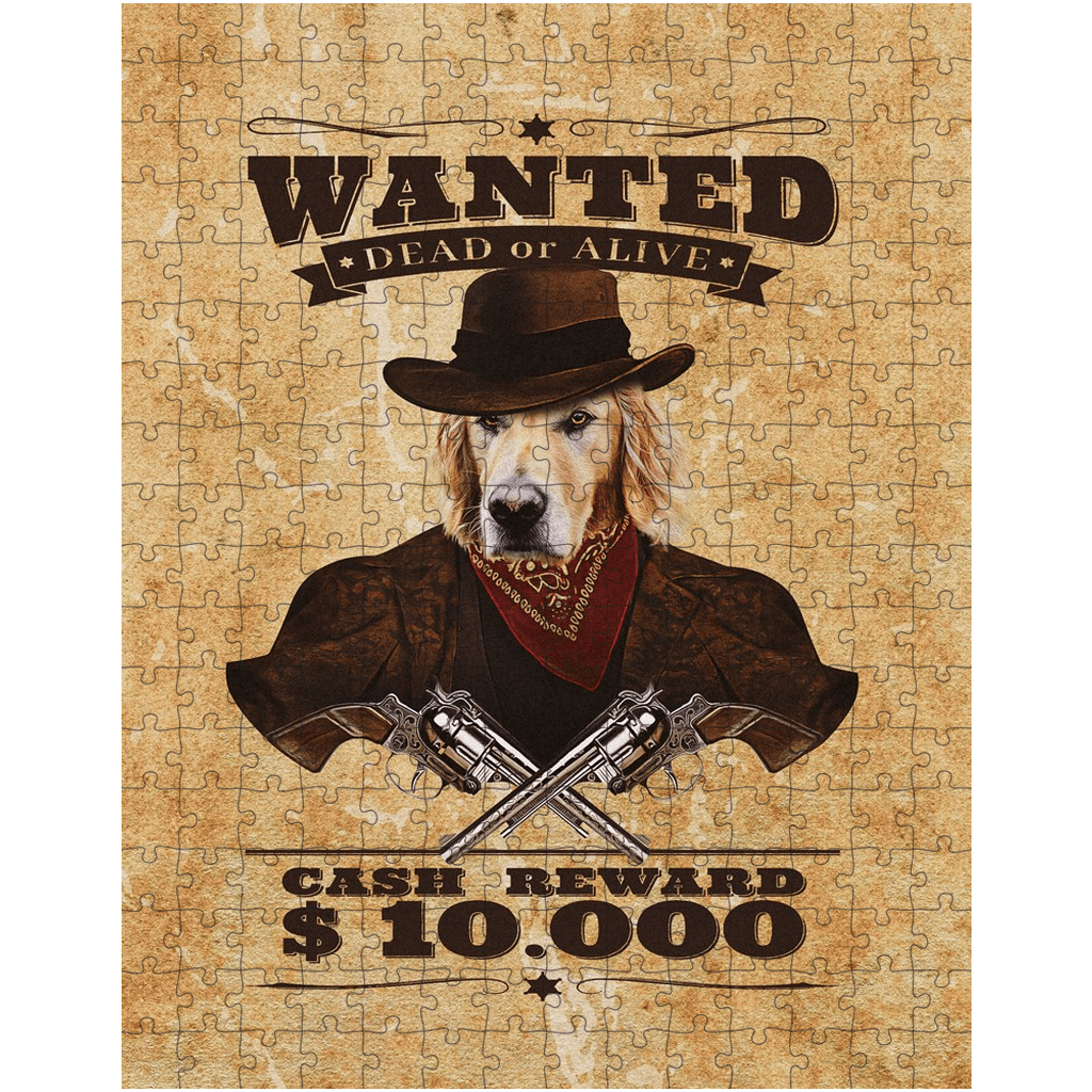 &#39;The Wanted&#39; Personalized Pet Puzzle