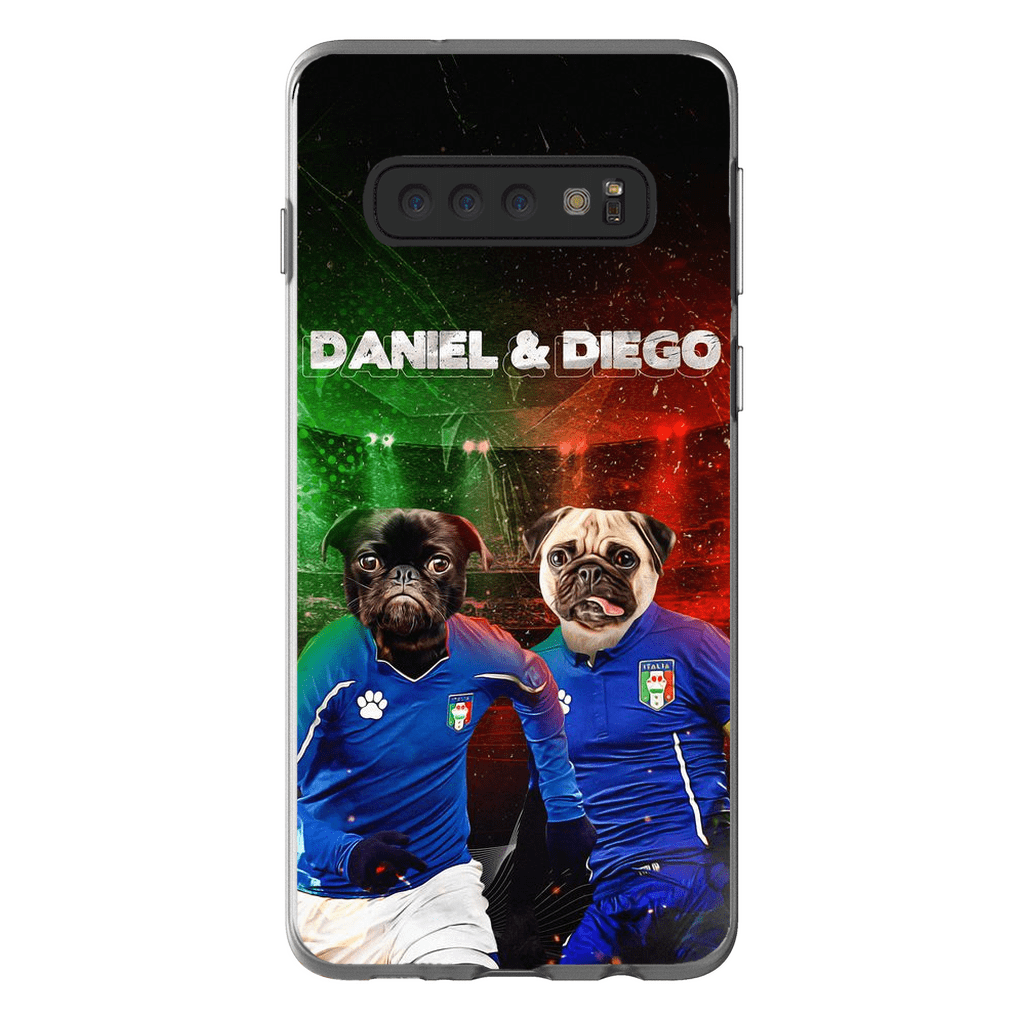 &#39;Italy Doggos&#39; Personalized 2 Pet Phone Case