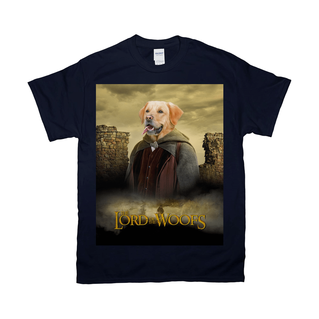 &#39;Lord Of The Woofs&#39; Personalized Pet T-Shirt