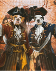 'The Pirates' Personalized 2 Pet Puzzle