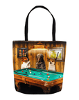 Bolsa de mano personalizada para 3 mascotas 'The Pool Players'