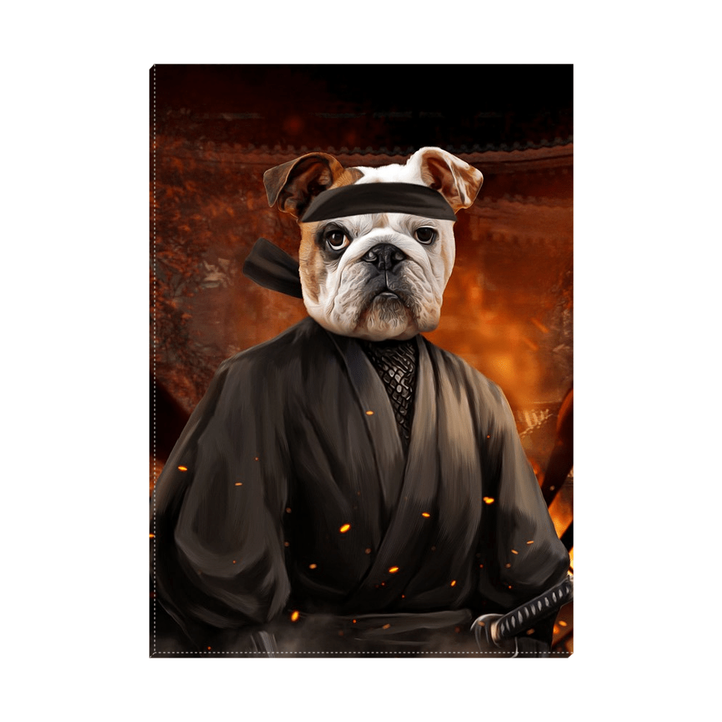 &#39;The Ninja&#39; Personalized Pet Standing Canvas