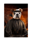 'The Ninja' Personalized Pet Standing Canvas