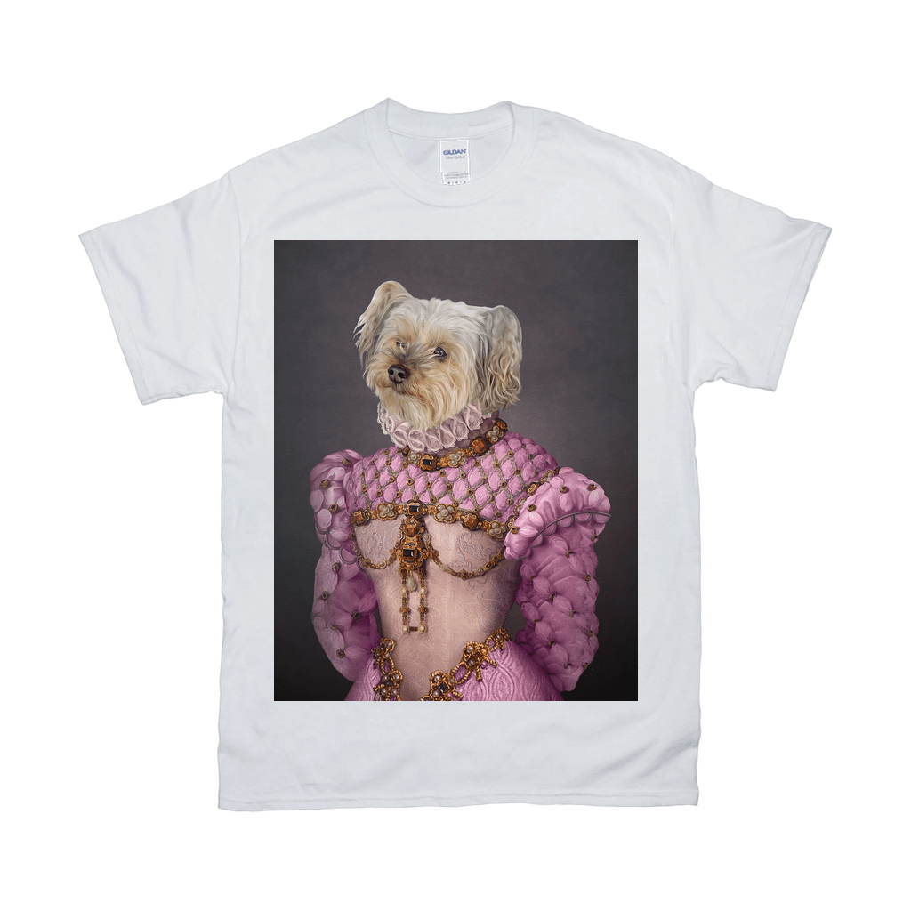 Camiseta personalizada para mascotas &#39;La Princesa Rosa&#39;