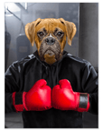 Póster Perro personalizado 'El Boxer'