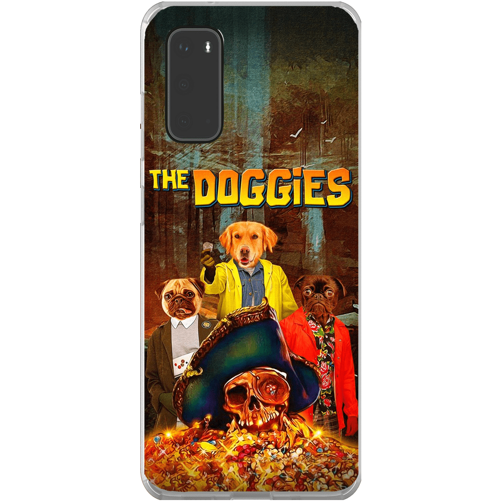 &#39;The Doggies&#39; Funda personalizada para teléfono con 3 mascotas