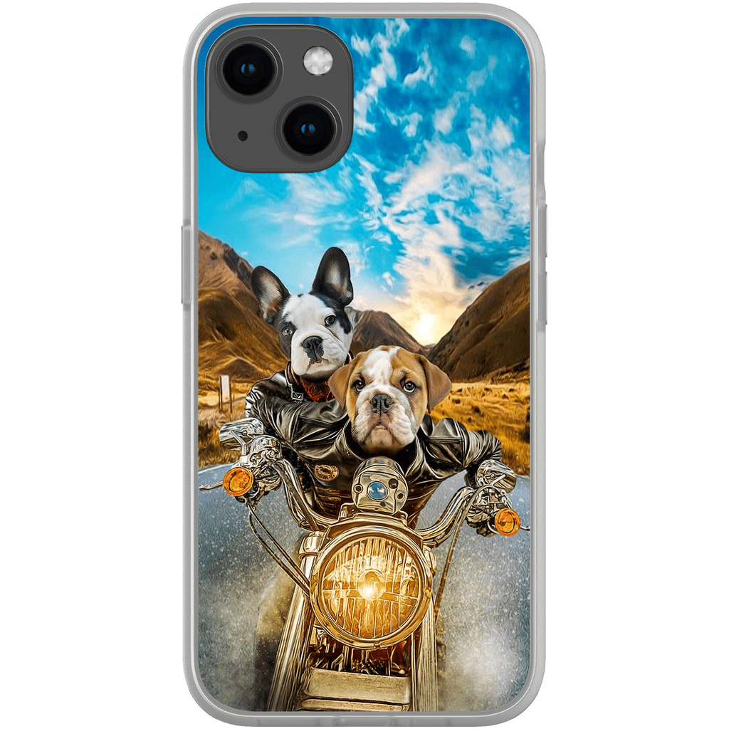 &#39;Harley Wooferson&#39; Personalized 2 Pets Phone Case