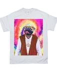 'The Hippie (Male)' Personalized Pet T-Shirt