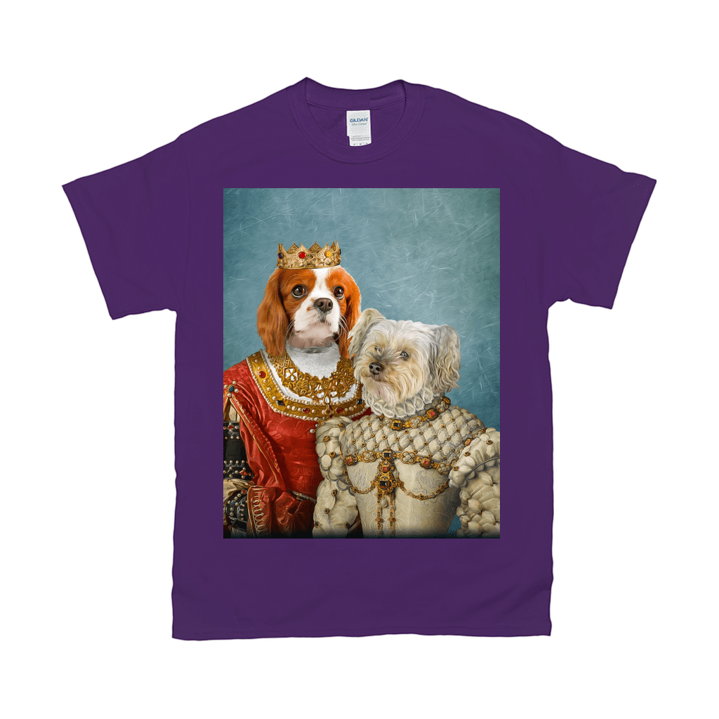 'Queen And Princess' Personalized 2 Pet T-Shirt