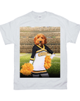 Camiseta personalizada para mascotas 'La animadora'