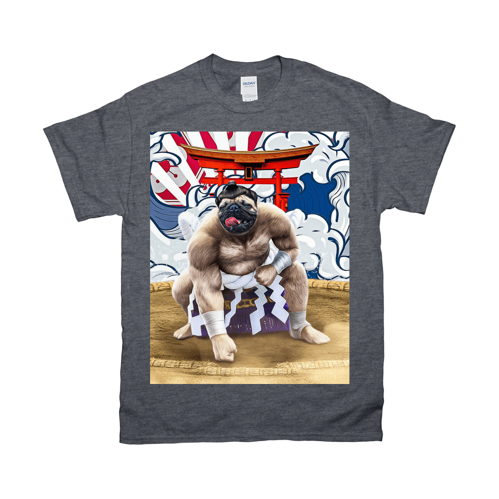 Camiseta personalizada para mascotas &#39;El luchador de sumo&#39; 