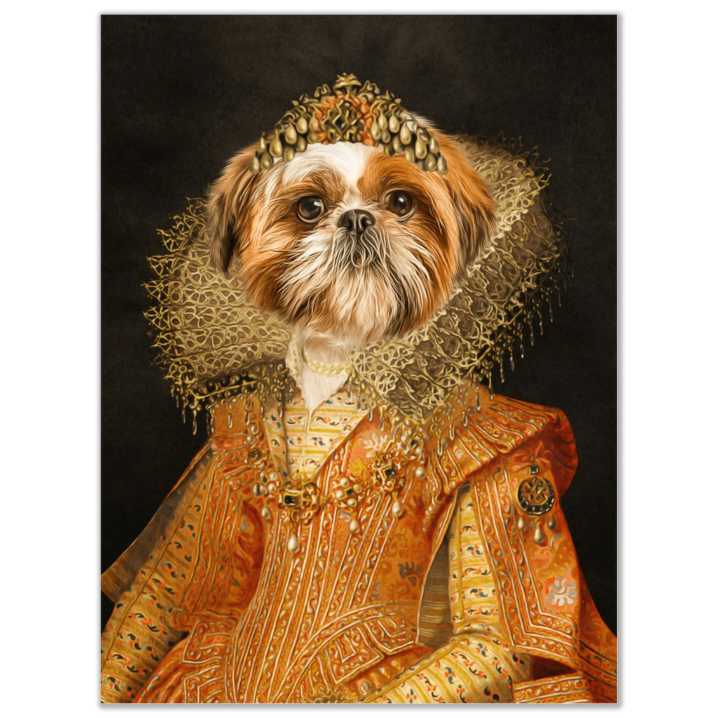 &#39;The Victorian Princess&#39; Personalized Pet Poster