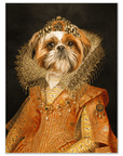 Póster Mascota personalizada 'La princesa victoriana'