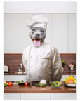 Póster Perro personalizado 'El Chef'