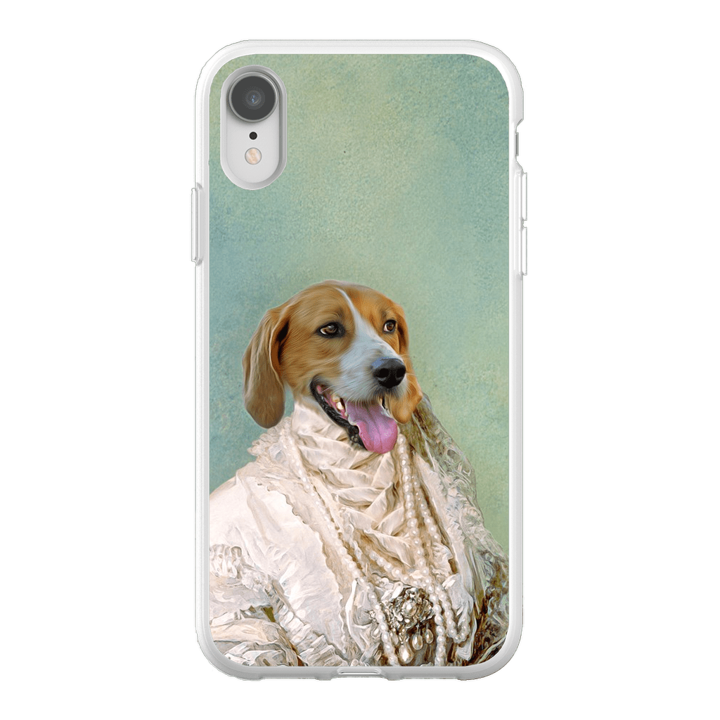 &#39;The Pearled Dame&#39; Personalized Phone Case