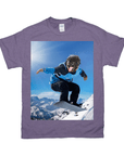 'The Snowboarder' Personalized Pet T-Shirt