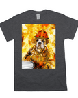 'The Firefighter' Personalized Pet T-Shirt