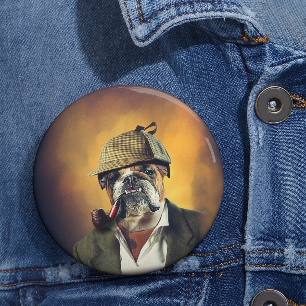 Sherlock Doggo Custom Pin