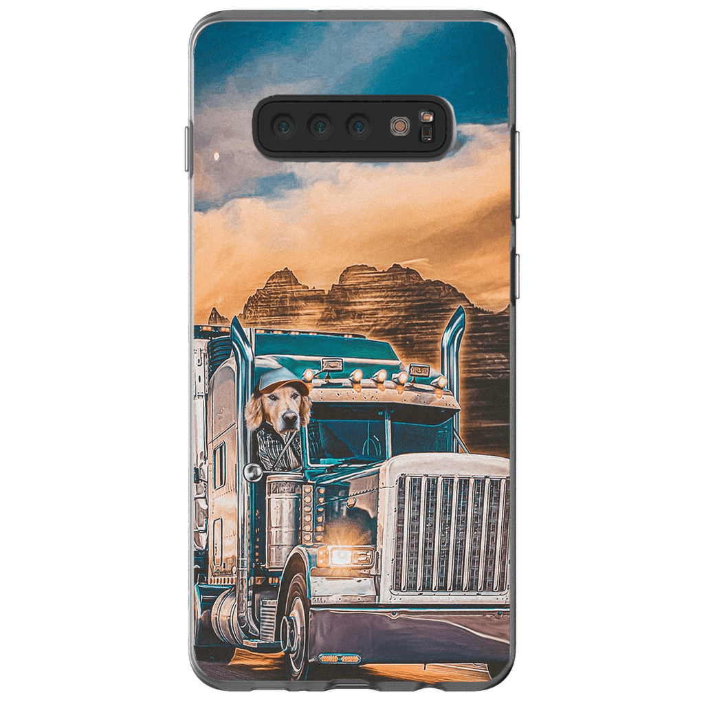 &#39;The Trucker&#39; Personalized Phone Case