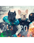 'Jacksonville Doggos' Personalized 2 Pet Poster